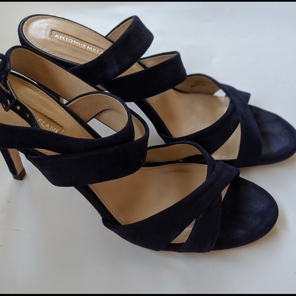 ANTONIO MELANI Shoes - Antonio Melani beautiful navy leather heels
